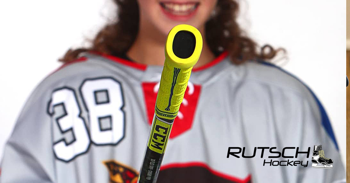 Buttendz Future Hockey Stick Grip - Black/White